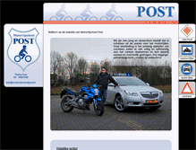 Tablet Screenshot of motorrijschoolpost.nl